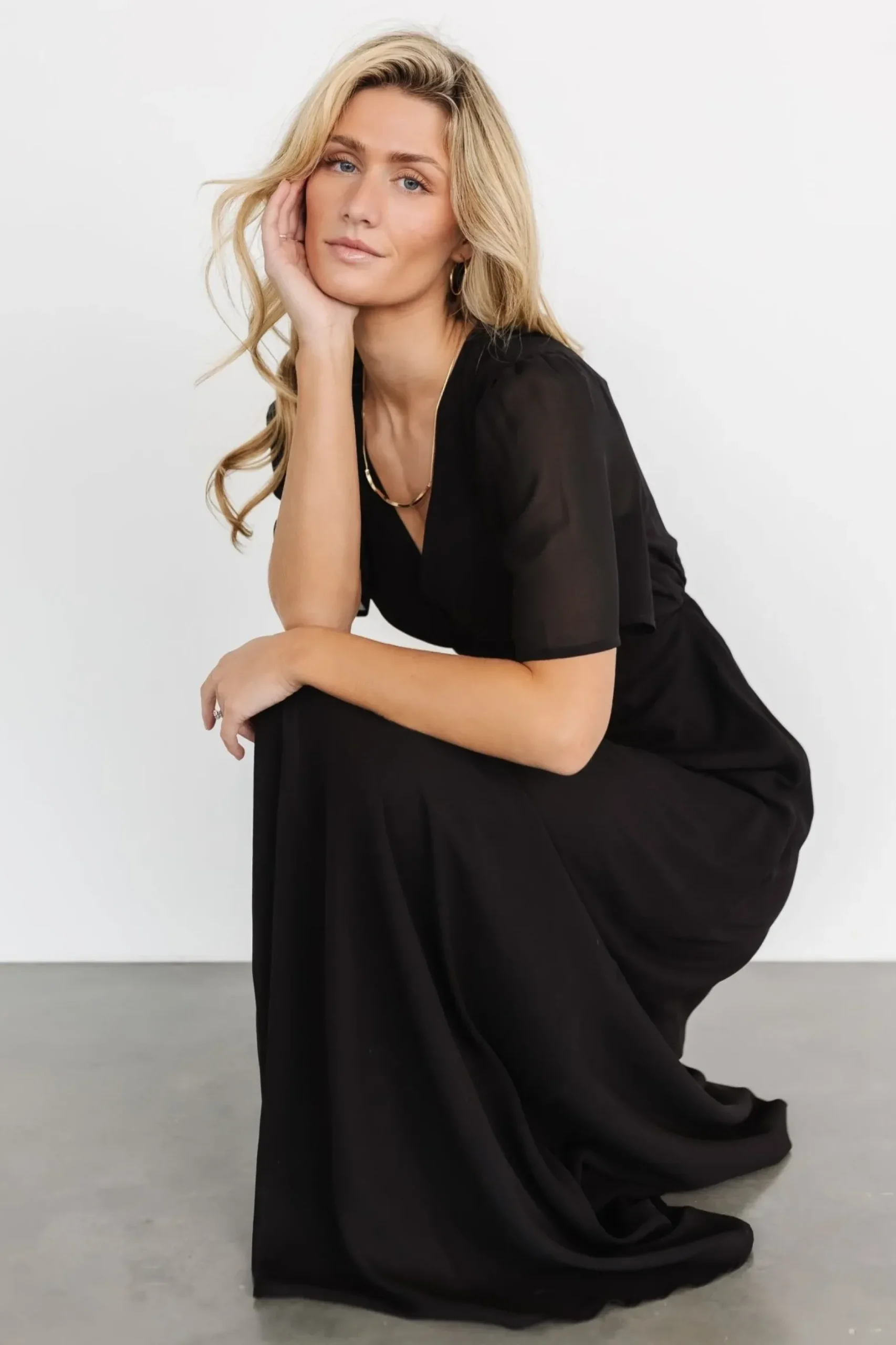 Baltic Born maxi dresses|WEDDING SUITE|Esti Maxi Dress | Black