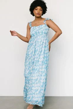 Baltic Born maxi dresses|Evanthe Maxi Dress | Blue + White Floral