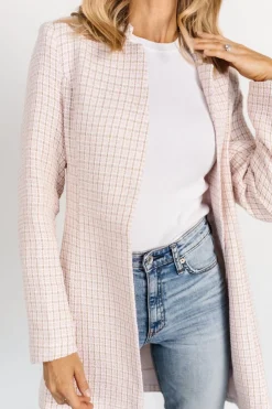 Baltic Born outerwear|EXTENDED SIZING|Fanny Plaid Jacket | Pink