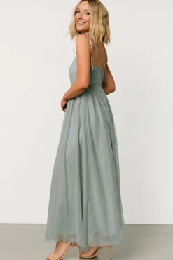 Baltic Born tulle styles|Fiona Tulle Maxi Dress | Eucalyptus