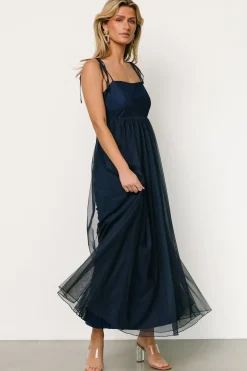 Baltic Born tulle styles|Fiona Tulle Maxi Dress | Midnight Blue
