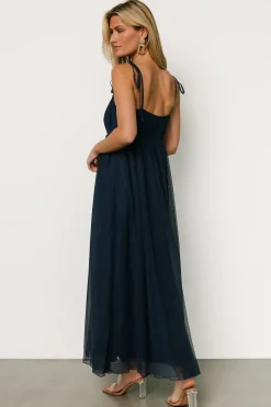 Baltic Born tulle styles|Fiona Tulle Maxi Dress | Midnight Blue