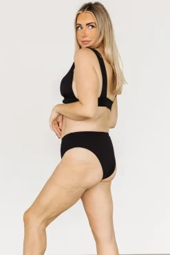 Baltic Born bikini|Formentera High Waist Bikini Bottom | Black