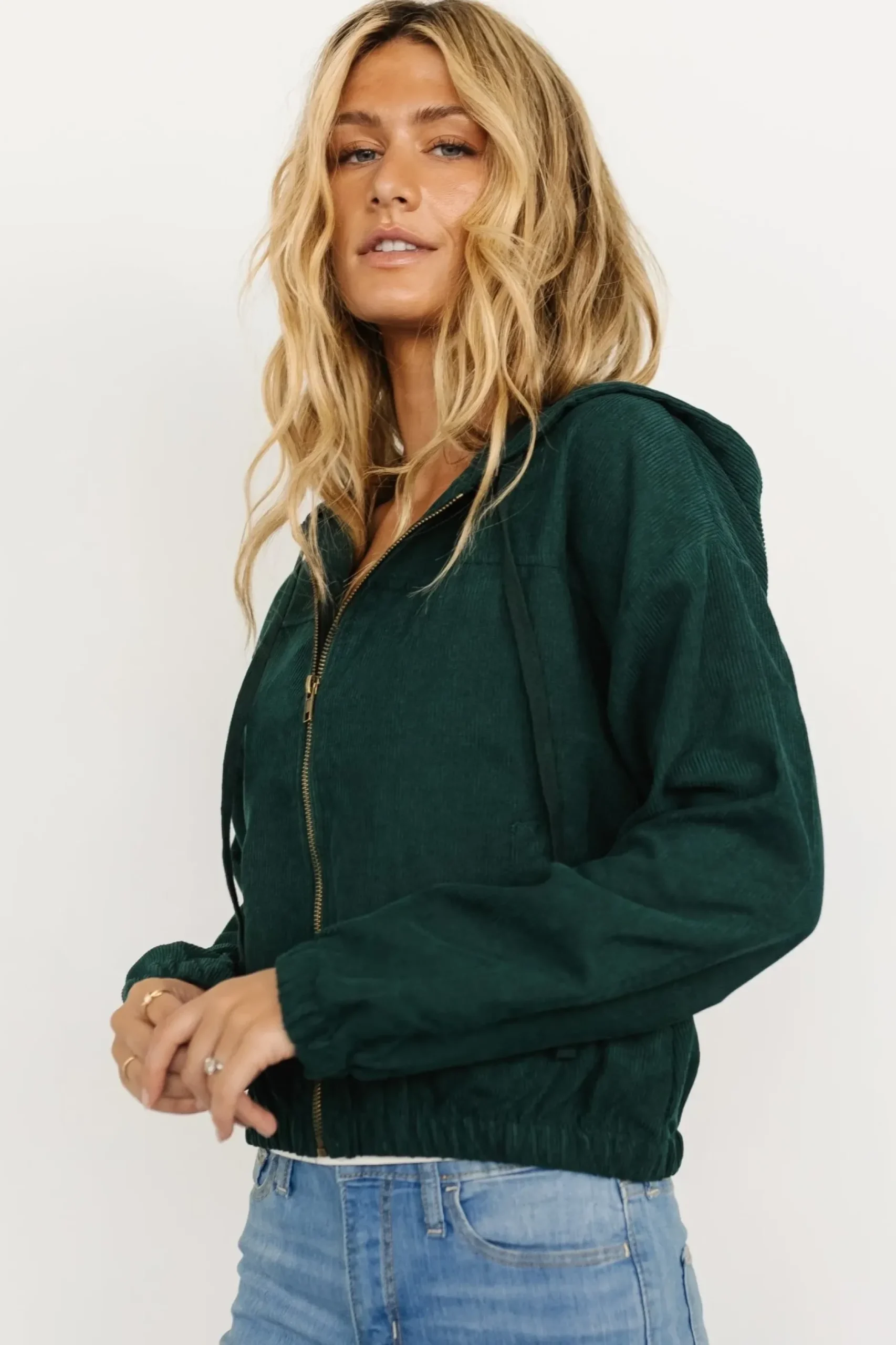 Baltic Born outerwear|Frankie Zip Jacket | Dark Green