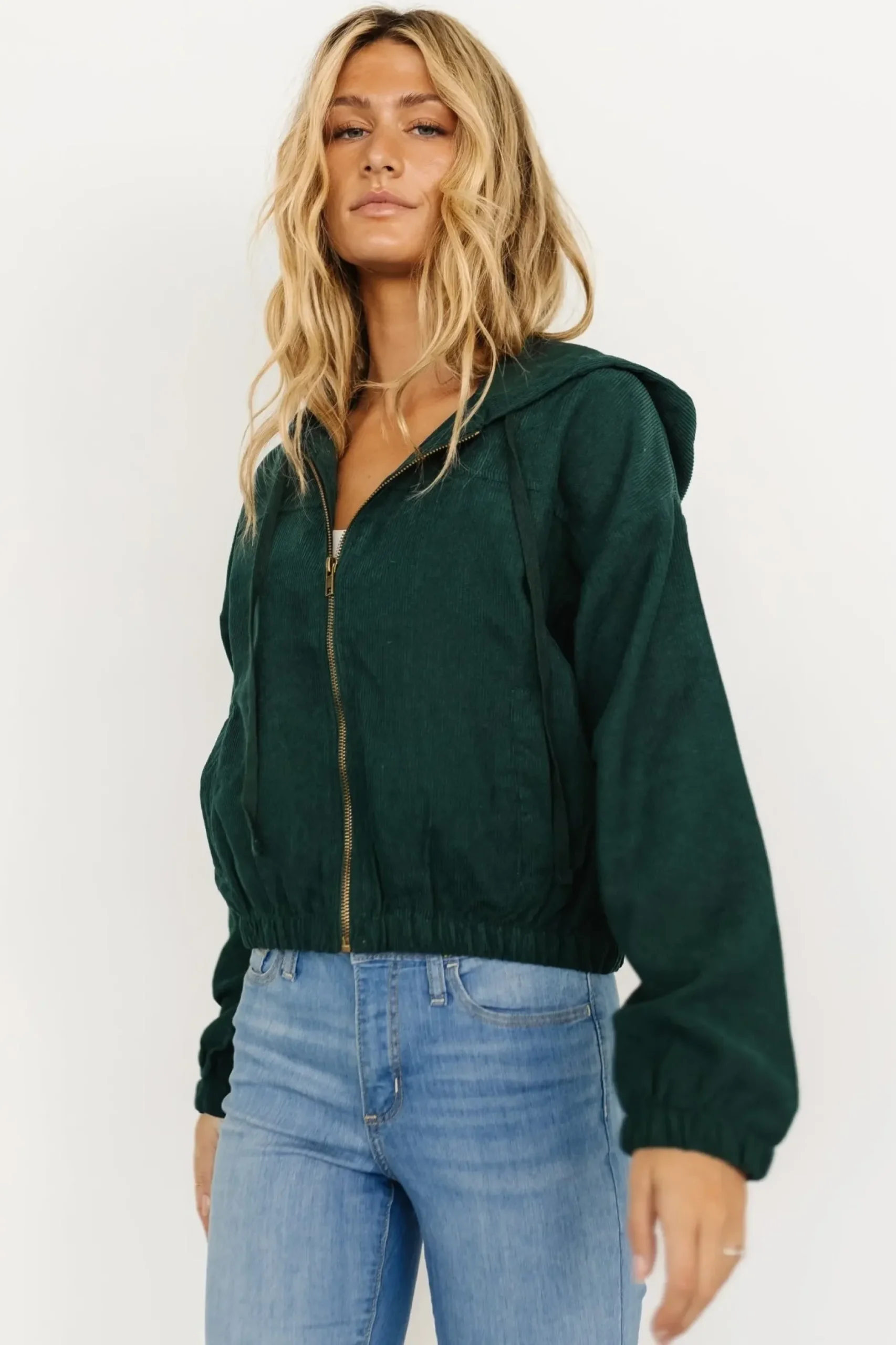Baltic Born outerwear|Frankie Zip Jacket | Dark Green