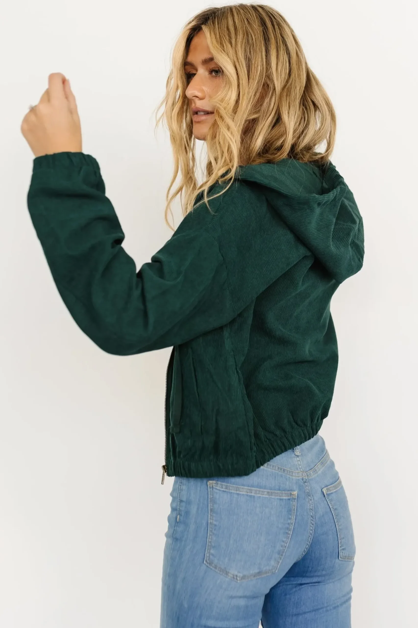 Baltic Born outerwear|Frankie Zip Jacket | Dark Green