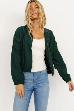Baltic Born outerwear|Frankie Zip Jacket | Dark Green