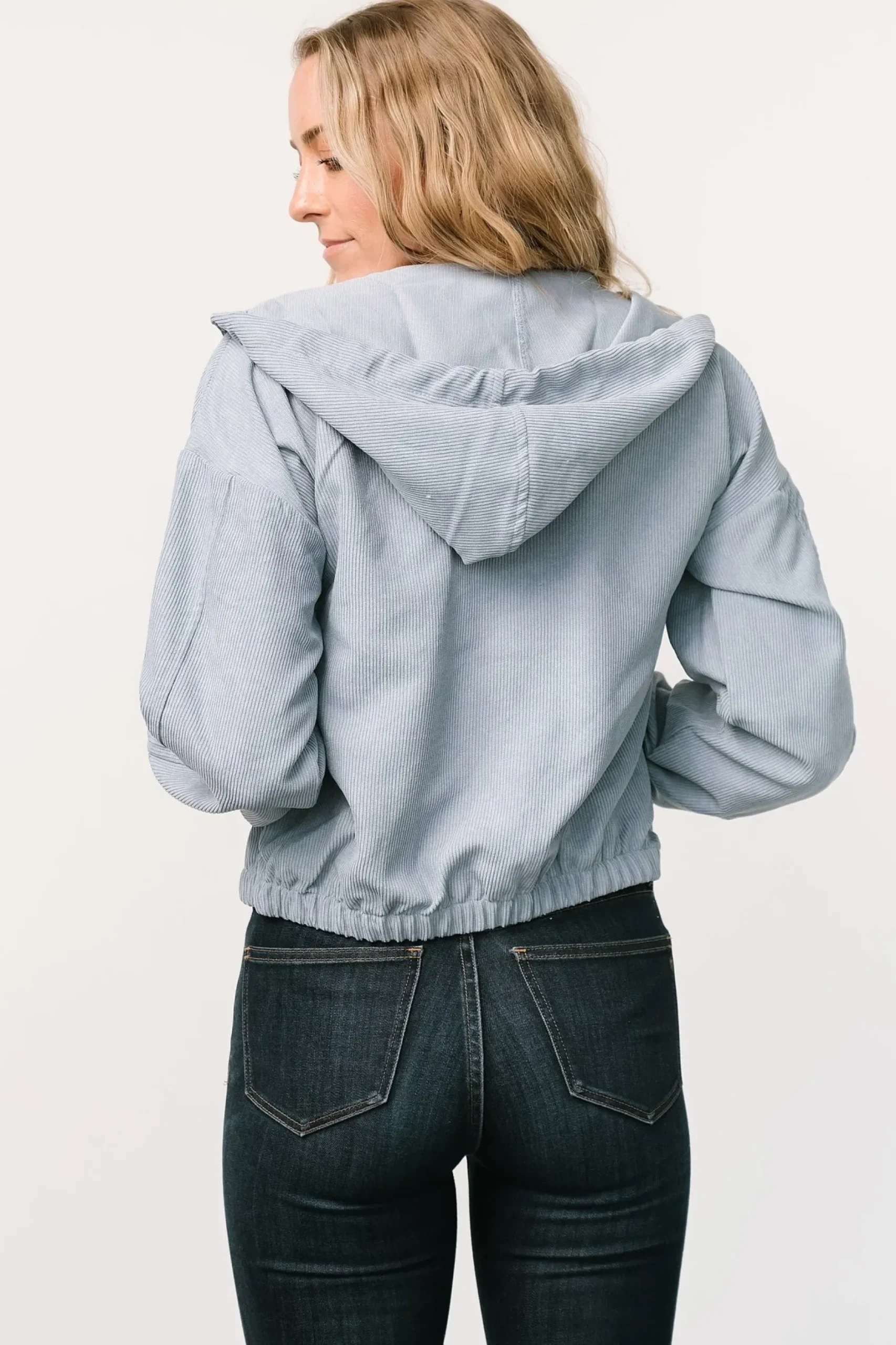Baltic Born outerwear|Frankie Zip Jacket | Dusty Blue