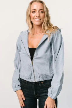 Baltic Born outerwear|Frankie Zip Jacket | Dusty Blue