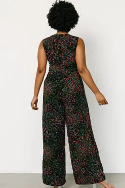 Baltic Born JUMPSUITS + ROMPERS|Frazier Jumpsuit | Black Multi Floral