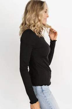 Baltic Born blouses + shirts|Gale Ribbed Top | Off White