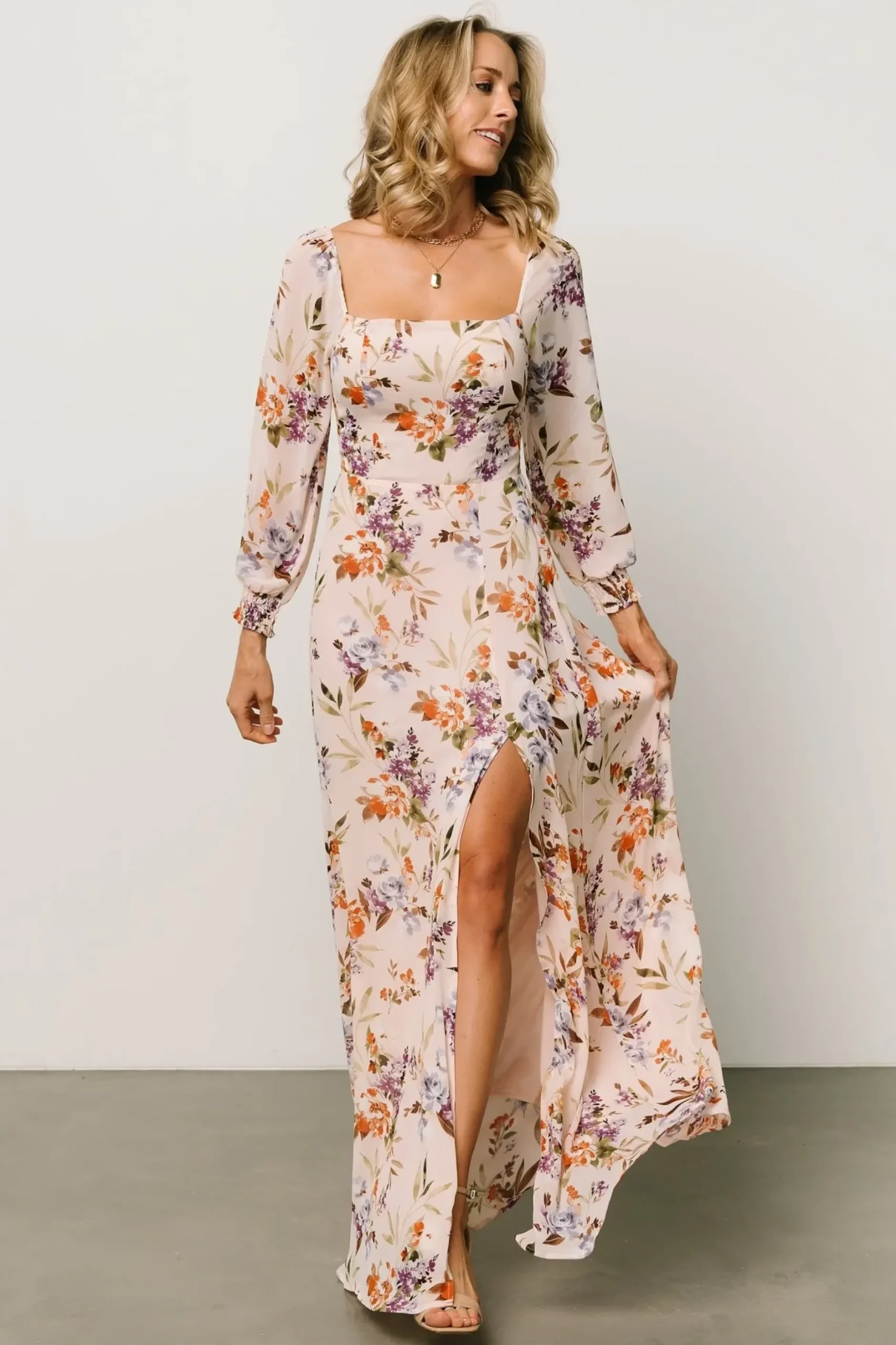 Baltic Born maxi dresses|WEDDING SUITE|Giselle Maxi Dress | Blush Multi Floral