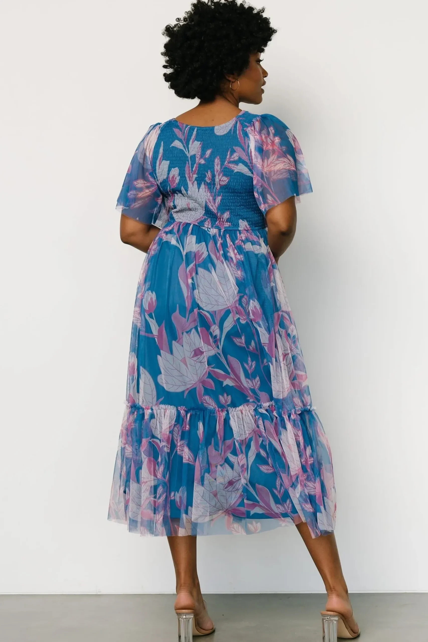 Baltic Born tulle styles|Gracie Tulle Dress | Blue + Pink Floral