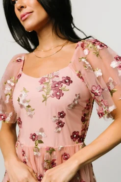 Baltic Born WINTER ESSENTIALS|COMING SOON|Gwyneth Tulle Midi Dress | Blush Floral