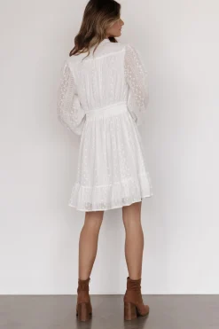 Baltic Born SALE|Harmony Embossed Dress | Off White
