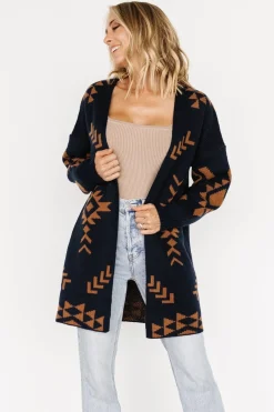 Baltic Born sweaters|cardigans|Hays Oversized Cardigan | Navy + Camel
