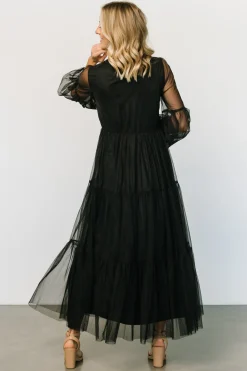 Baltic Born tulle styles|COMING SOON|Hoffman Tulle Maxi Dress | Black
