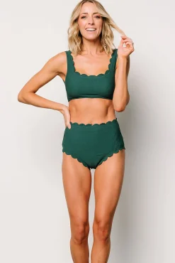 Baltic Born bikini|Honolulu High Waist Bikini Bottom | Green