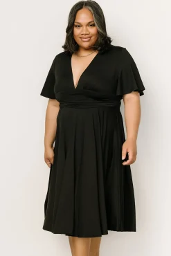 Baltic Born WINTER ESSENTIALS|Janette Midi Dress | Black