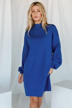 Baltic Born short dresses|TOPS|Jennings Sweater Dress | Cobalt Blue