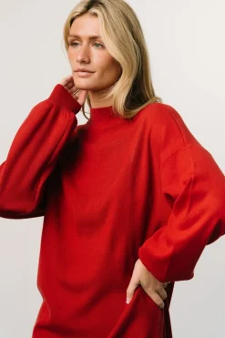 Baltic Born short dresses|TOPS|Jennings Sweater Dress | Red
