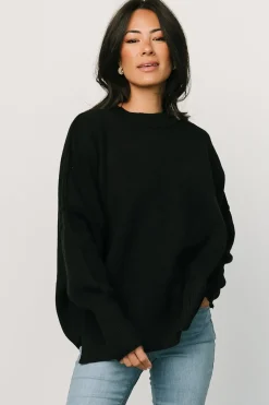Baltic Born sweaters|WINTER ESSENTIALS|Jeremiah Knit Sweater | Black