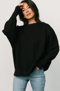 Baltic Born sweaters|WINTER ESSENTIALS|Jeremiah Knit Sweater | Black