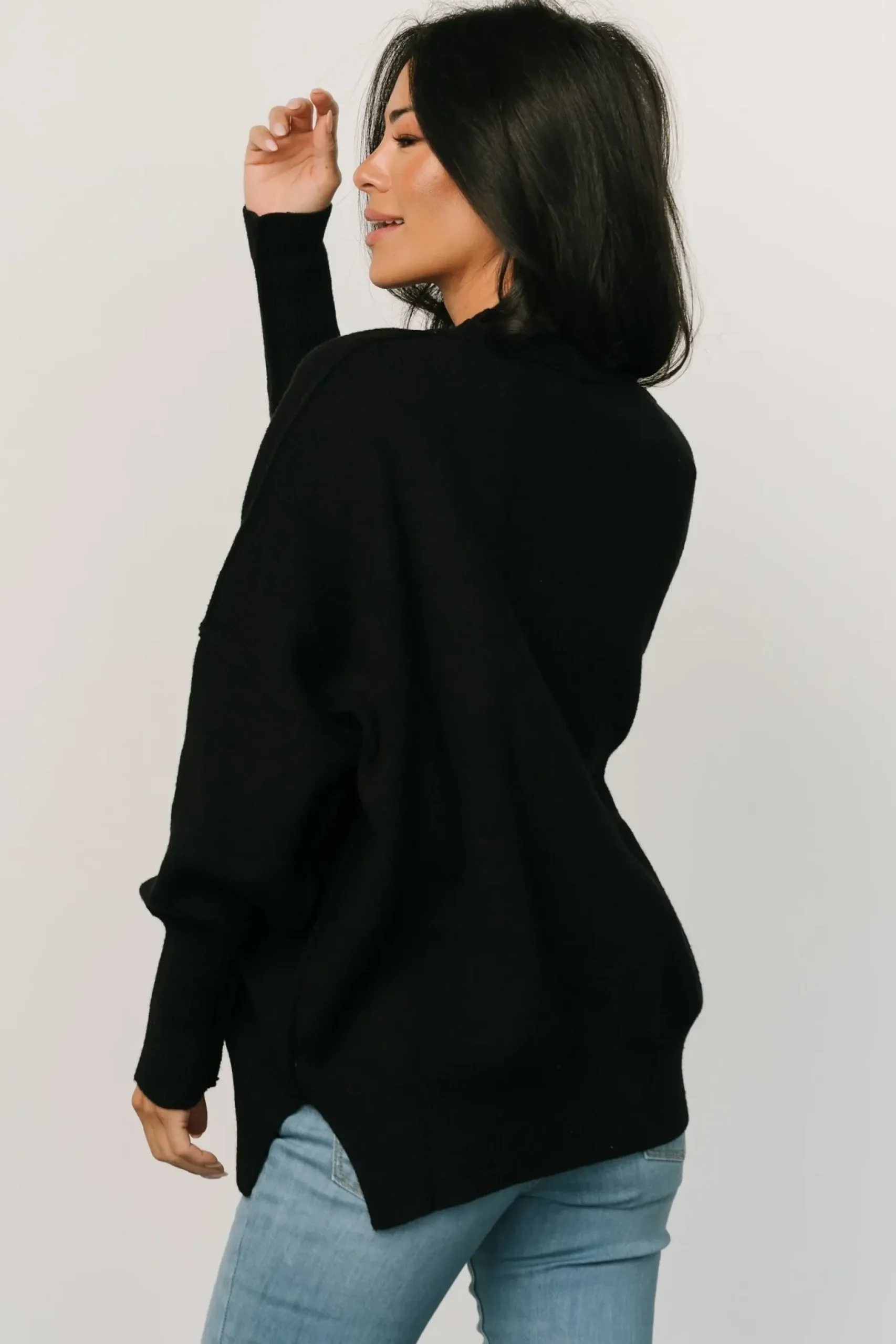 Baltic Born sweaters|WINTER ESSENTIALS|Jeremiah Knit Sweater | Black