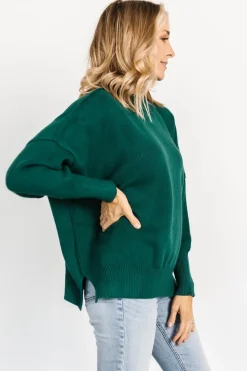 Baltic Born sweaters|WINTER ESSENTIALS|Jeremiah Knit Sweater | Emerald