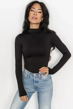 Baltic Born blouses + shirts|Juni Turtleneck | Black
