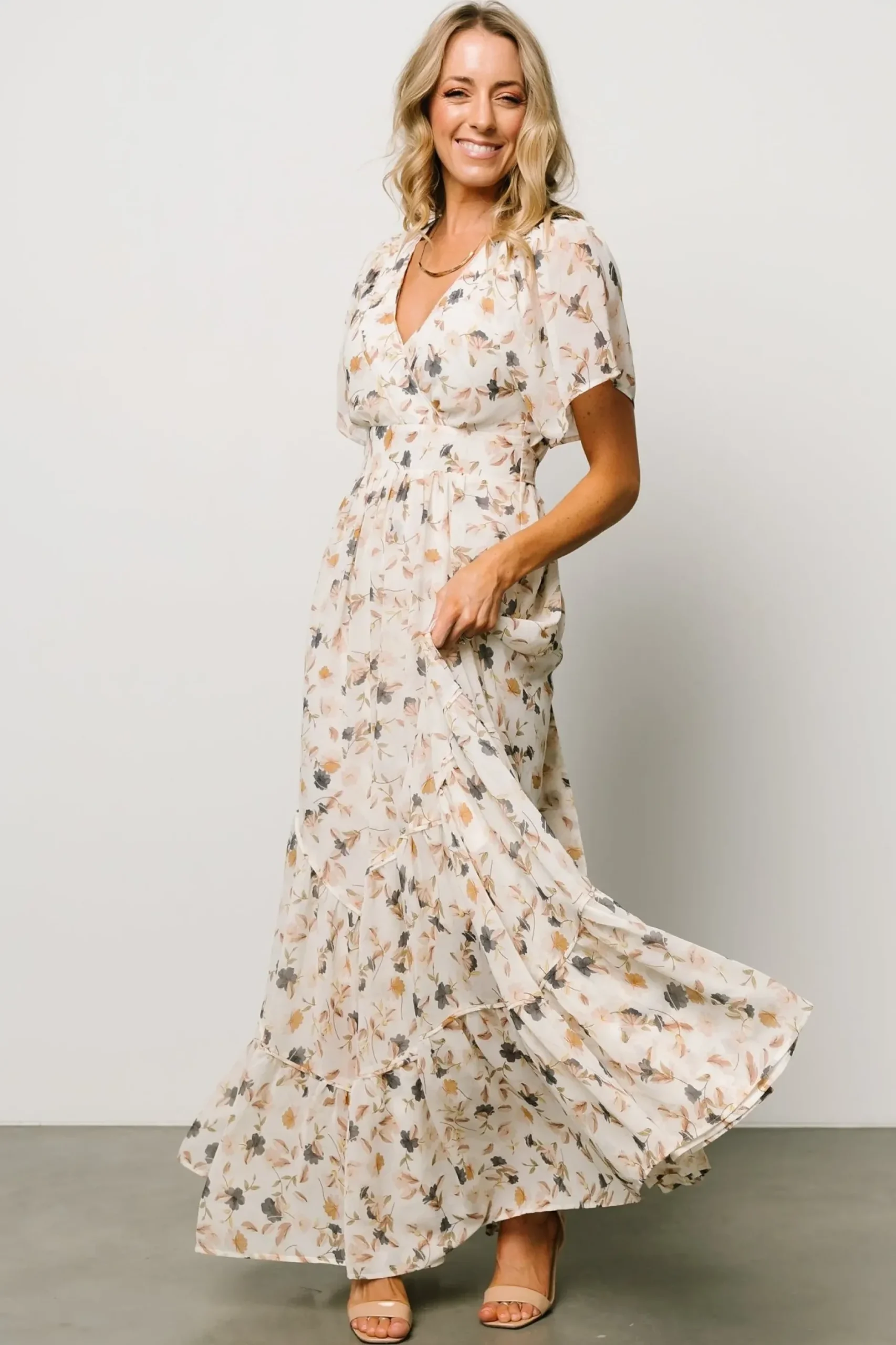 Baltic Born maxi dresses|bump friendly|Katherine Maxi Dress | Multi Floral