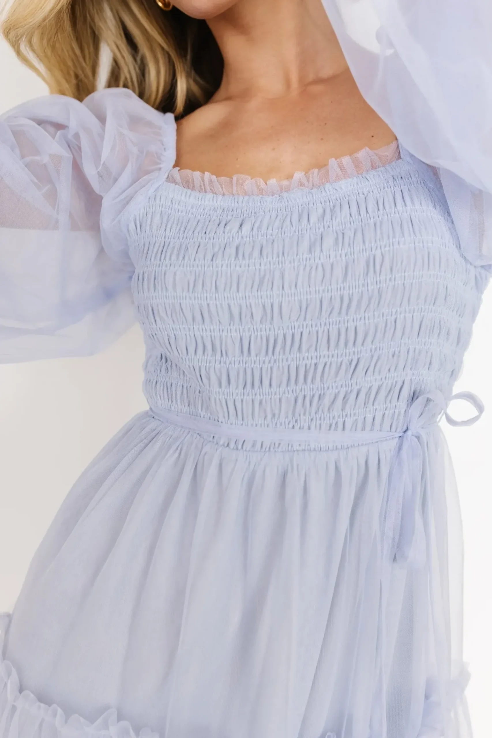 Baltic Born maxi dresses|WEDDING SUITE|Katrina Tulle Maxi Dress | Peri Blue