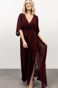 Baltic Born WEDDING SUITE|wedding guest|Kia Kimono Maxi Dress | Mulberry