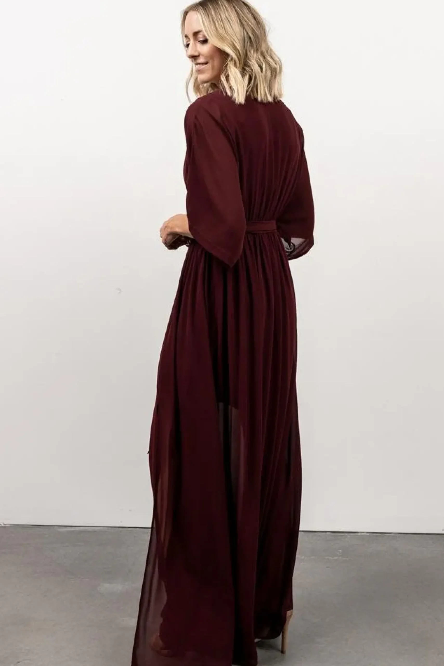 Baltic Born WEDDING SUITE|wedding guest|Kia Kimono Maxi Dress | Mulberry