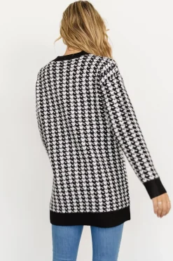Baltic Born cardigans|Kimball Houndstooth Cardigan | Black + White