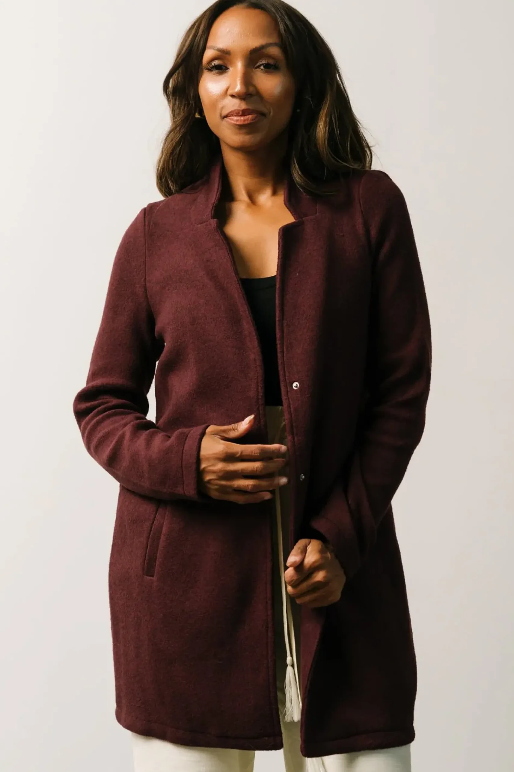 Baltic Born outerwear|Knoll Notch Jacket | Wine