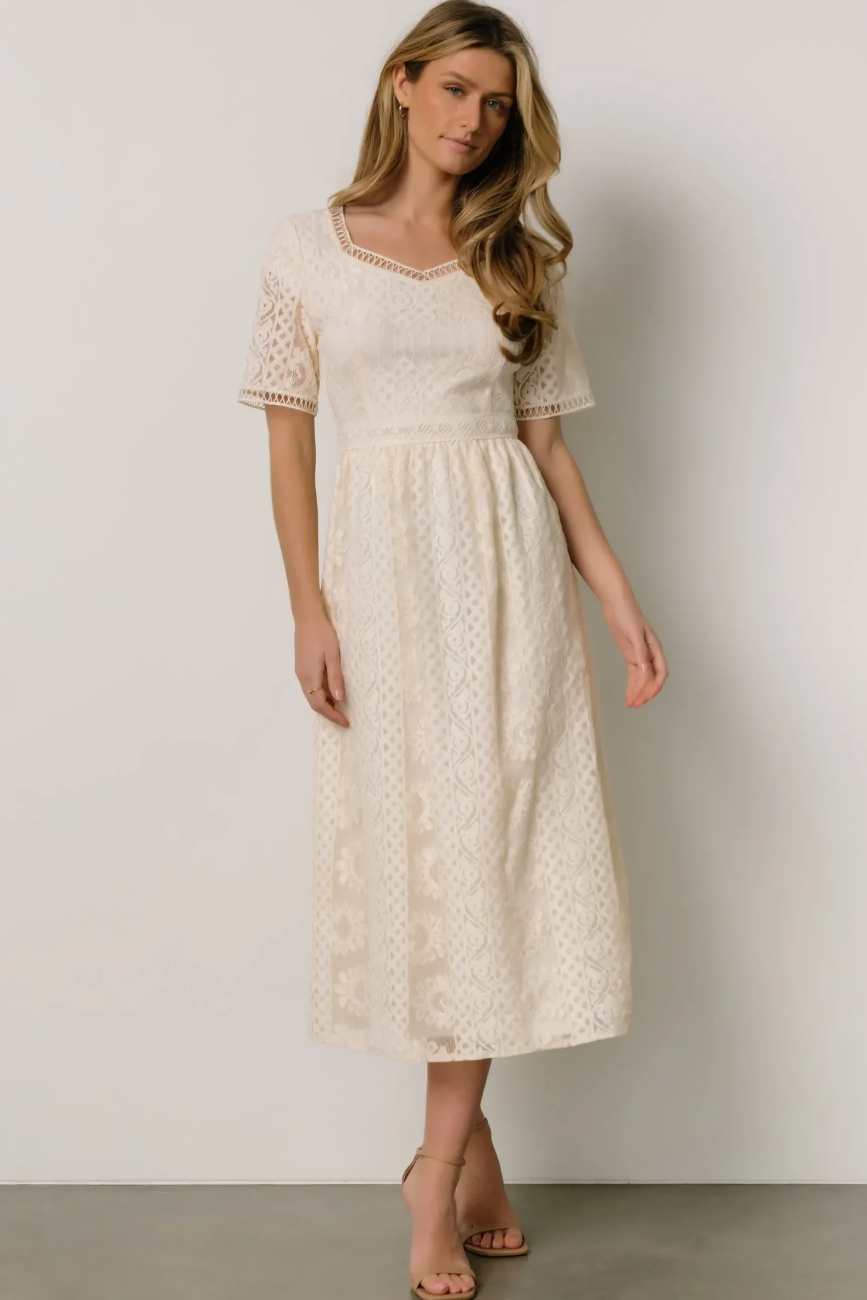 Baltic Born SALE|Kody Lace Dress | Ivory