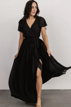 Baltic Born SALE|Kristina Maxi Dress | Black