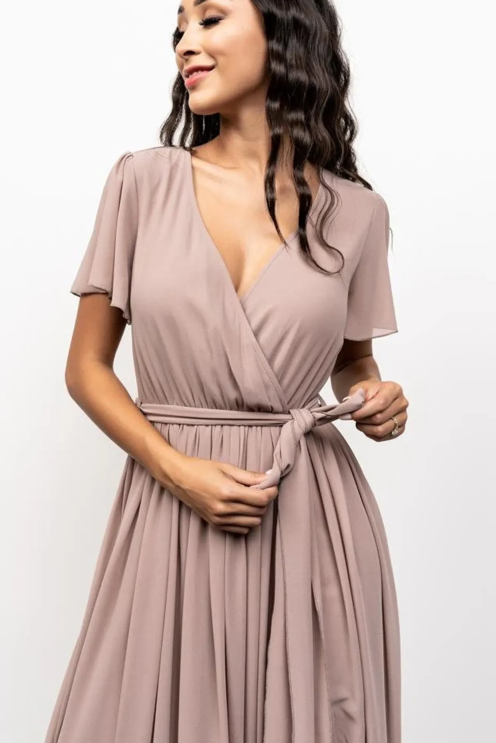 Baltic Born SALE|Kristina Maxi Dress | Taupe