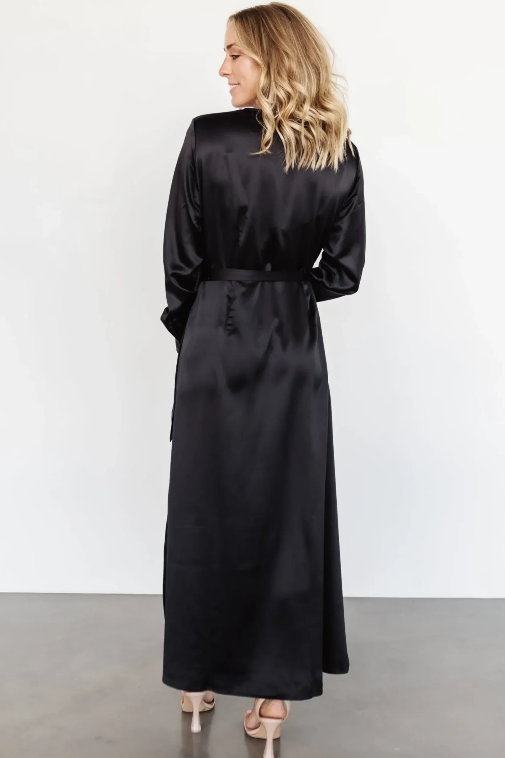 Baltic Born SALE|Lawrence Wrap Maxi Dress | Black