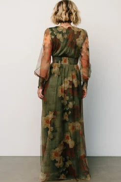 Baltic Born DRESSES|maxi dresses|Layla Tulle Maxi Dress | Olive + Rust