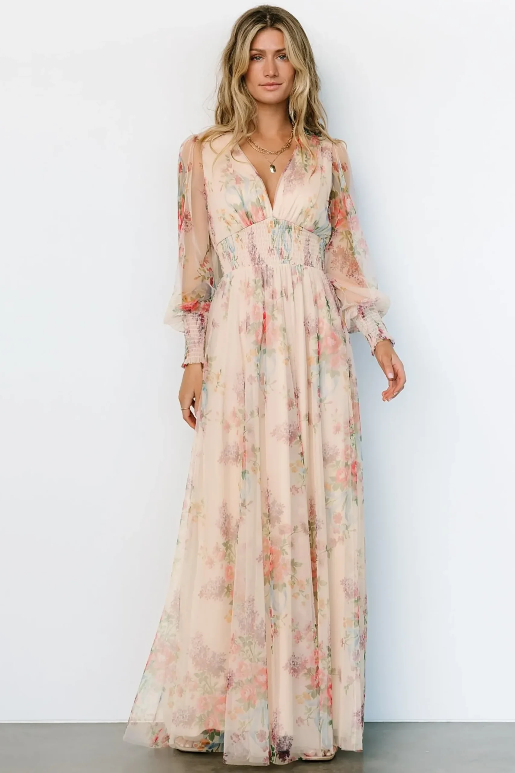 Baltic Born DRESSES|maxi dresses|Layla Tulle Maxi Dress | Romantic Floral