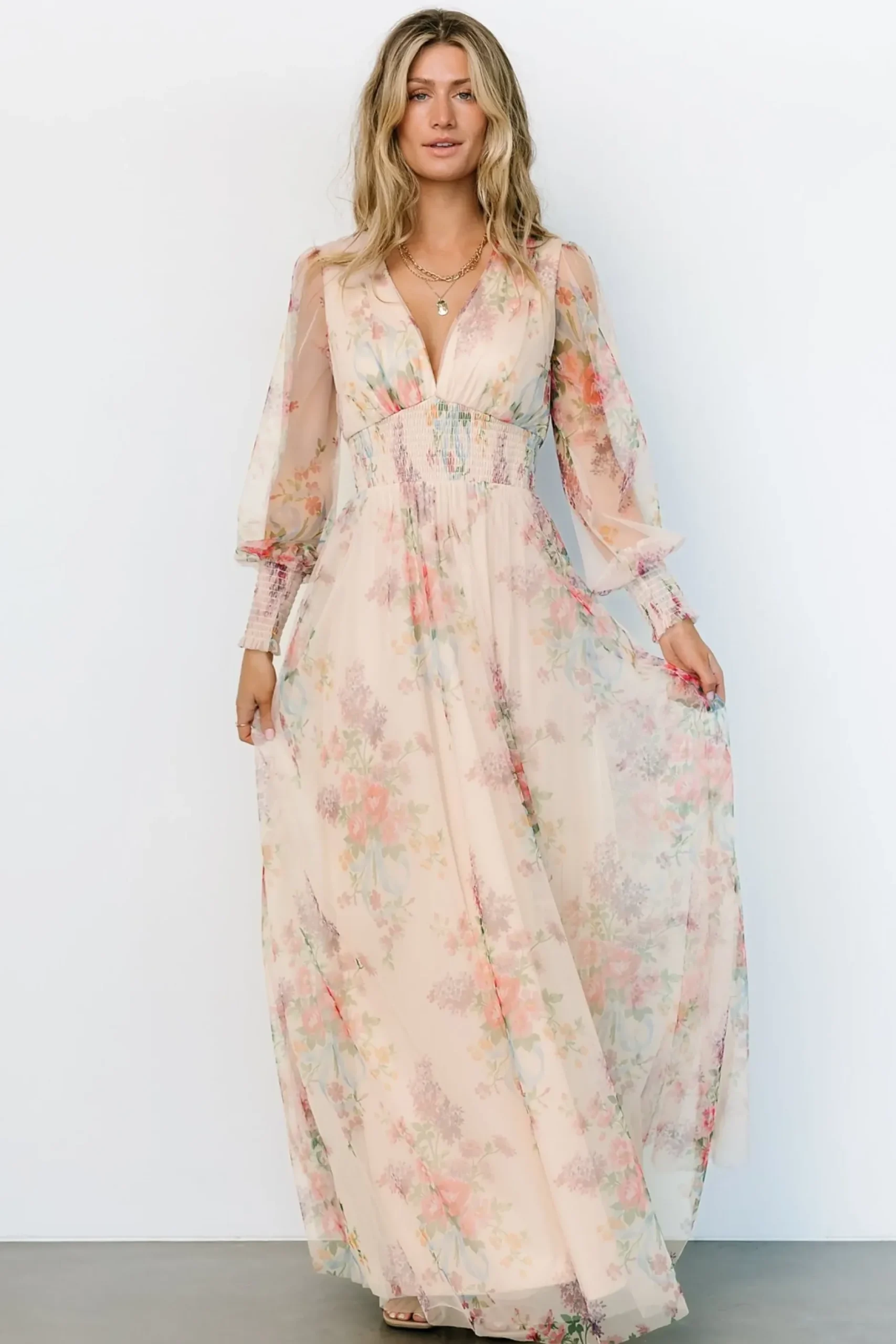 Baltic Born DRESSES|maxi dresses|Layla Tulle Maxi Dress | Romantic Floral
