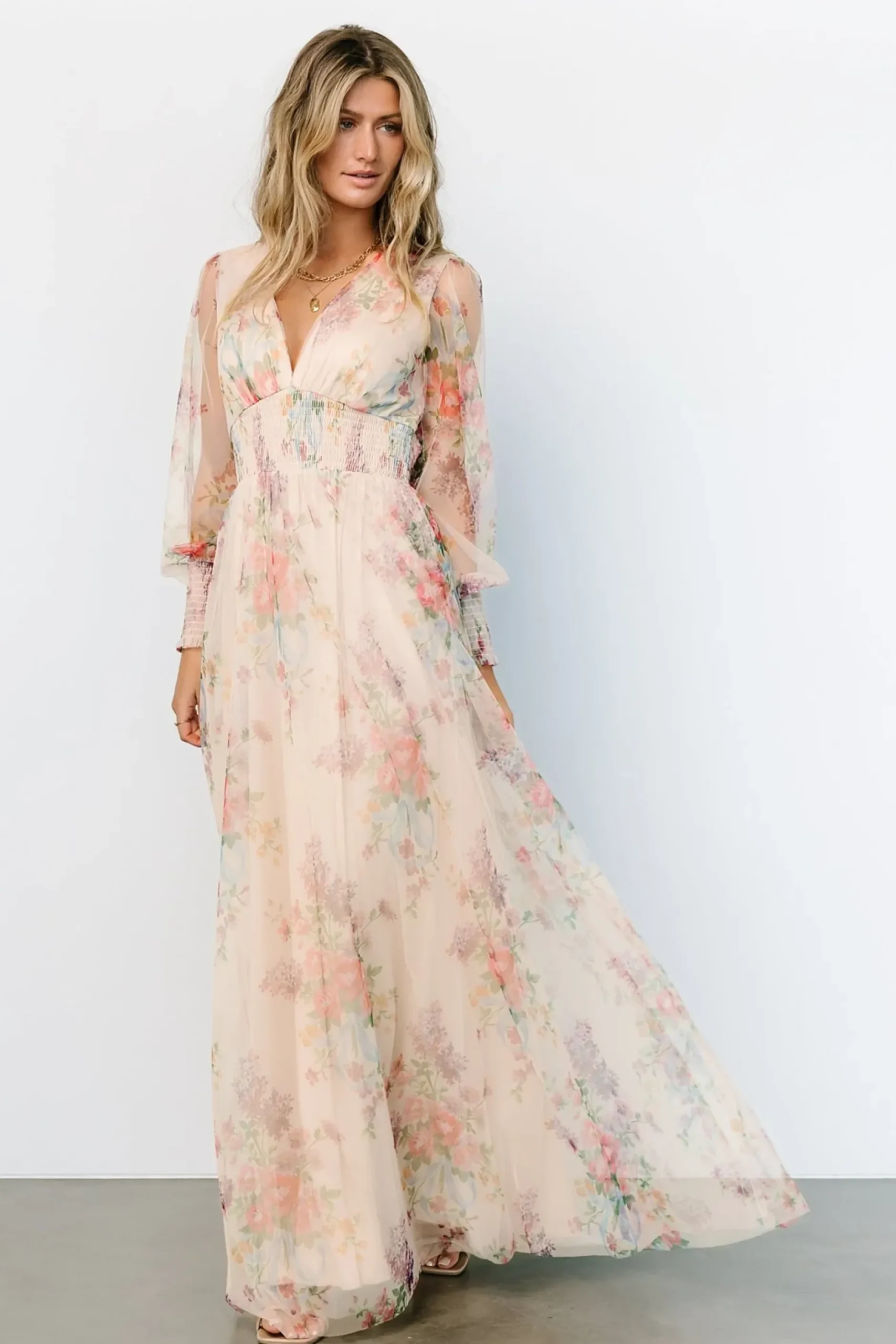 Baltic Born DRESSES|maxi dresses|Layla Tulle Maxi Dress | Romantic Floral