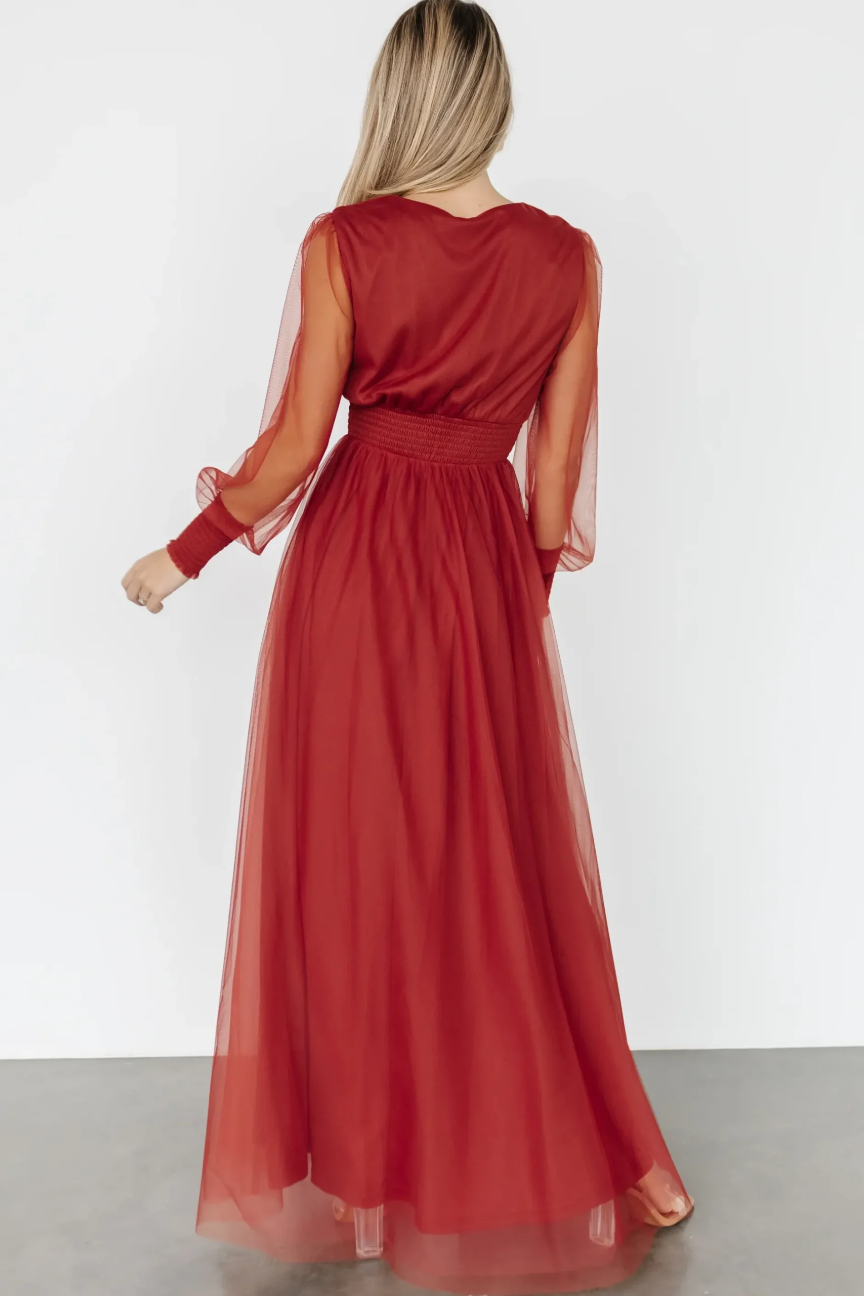 Baltic Born DRESSES|maxi dresses|Layla Tulle Maxi Dress | Terracotta