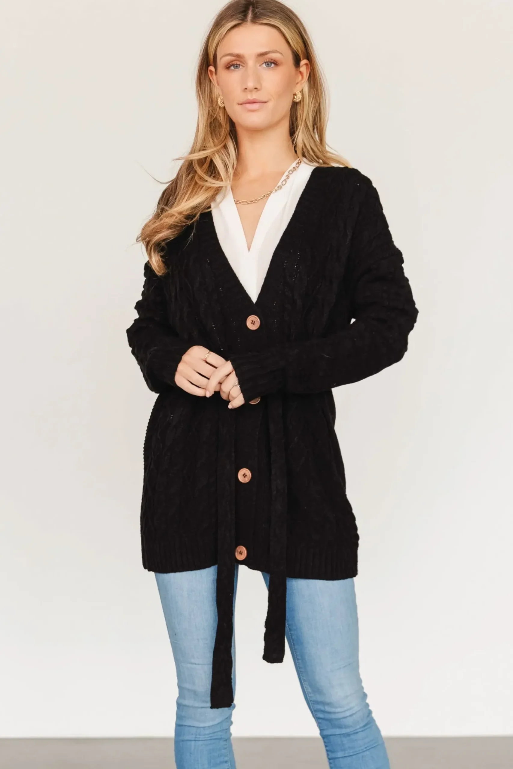 Baltic Born cardigans|Leonie Cardigan | Black