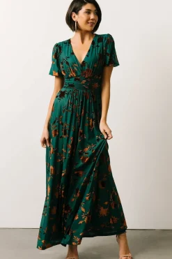 Baltic Born maxi dresses|EXTENDED SIZING|Leslie Velvet Maxi Dress | Sage + Silver
