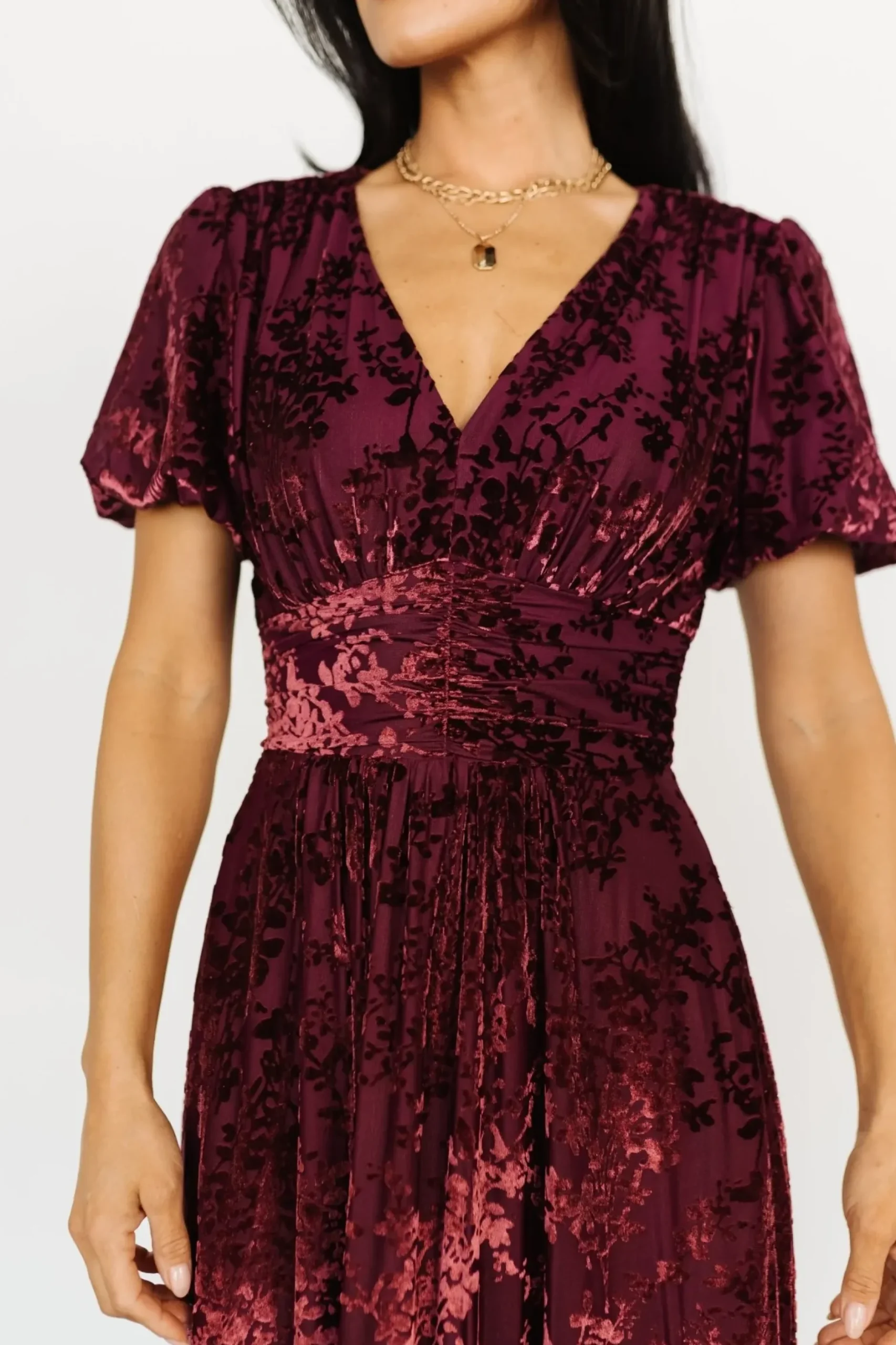 Baltic Born maxi dresses|EXTENDED SIZING|Leslie Velvet Maxi Dress | Mulberry