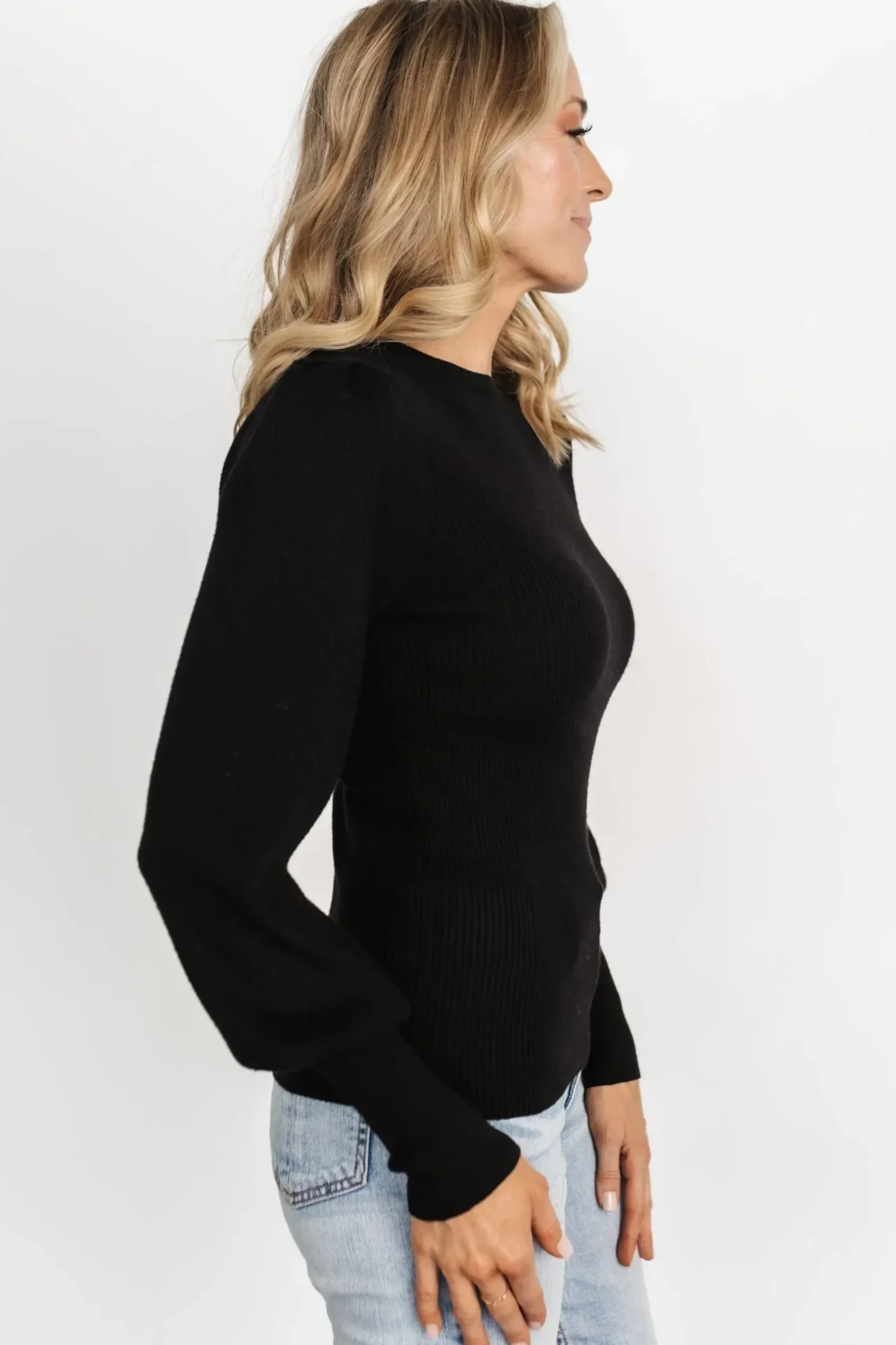 Baltic Born sweaters|Lilou Rib Knit Sweater | Brown