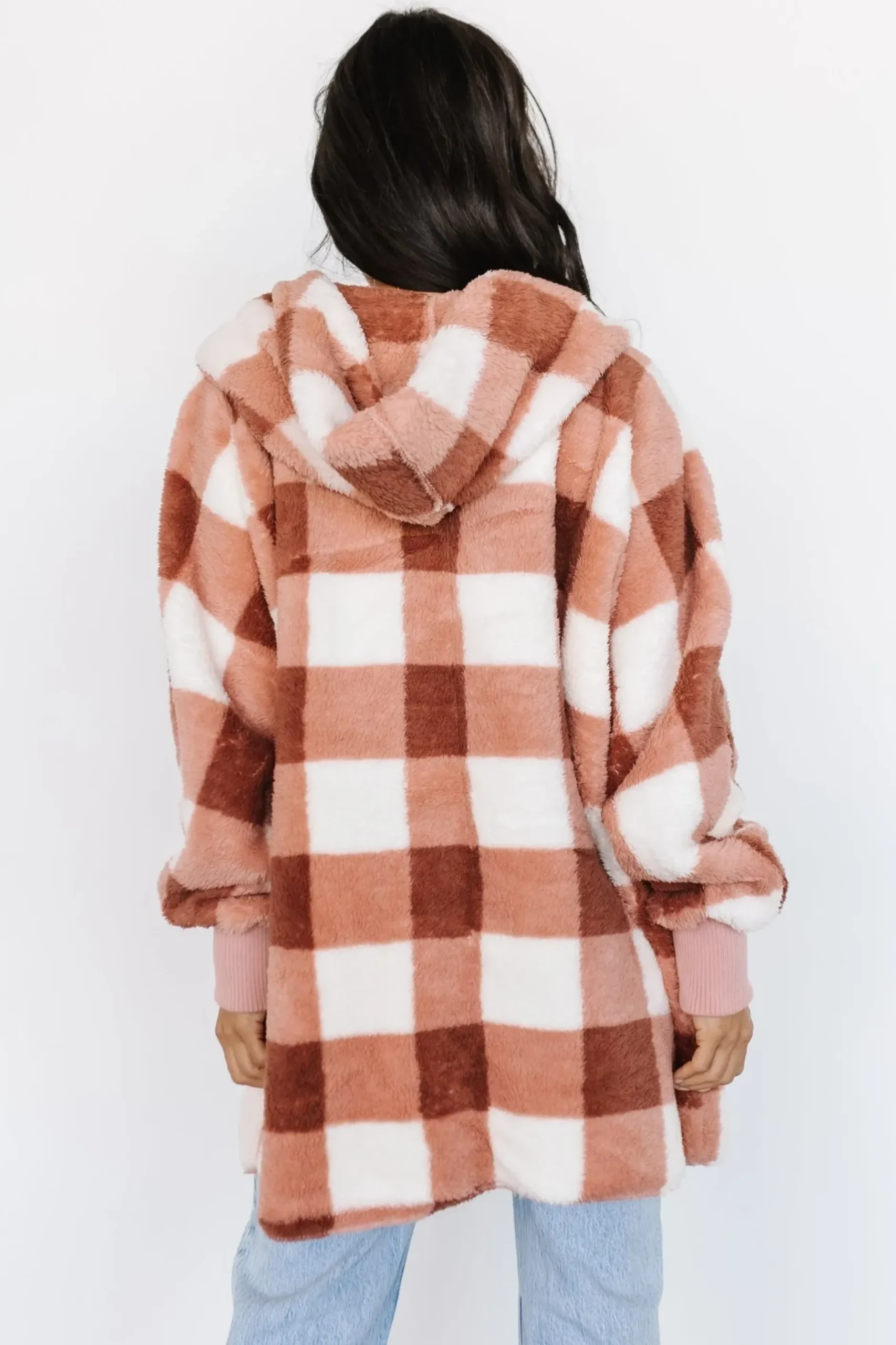 Baltic Born outerwear|Lincoln Teddy Cardigan | Berry + White